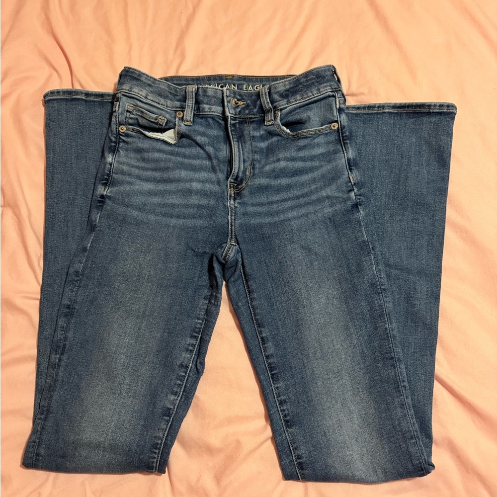 American Eagles Mid-Rise Bootcut Jeans